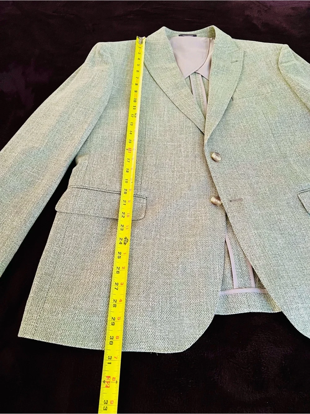 NWOT, Joseph Abboud Light Green Textured Sport Coat